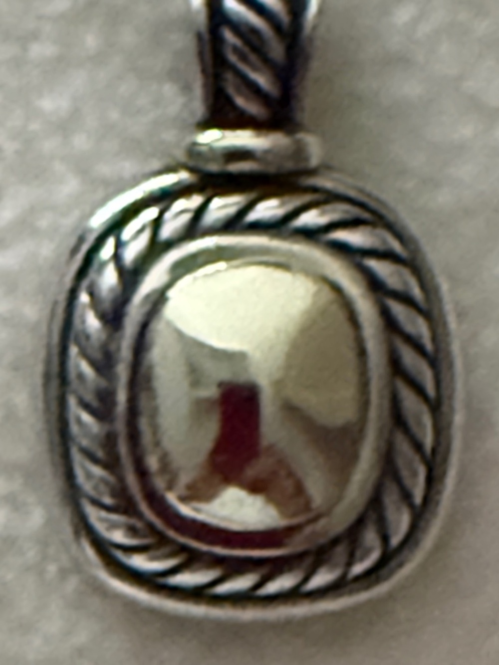 David Yurman 14k/SS Albion Enhancer (retired)